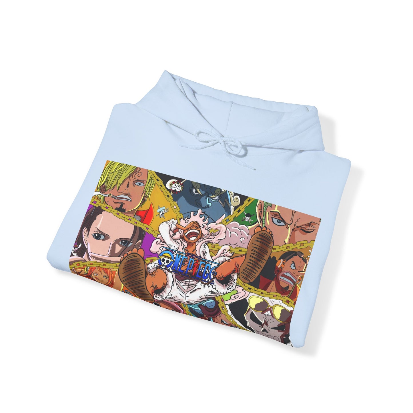 One Piece Monkey Ruffy Jimbei Nico Nami Unisex Heavy Blend Kapuzenpullover