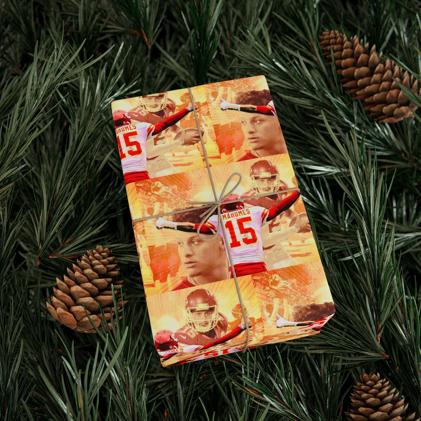 Patrick Mahomes Kansas City Chiefs NFL Football Birthday Gift Wrapping Papers