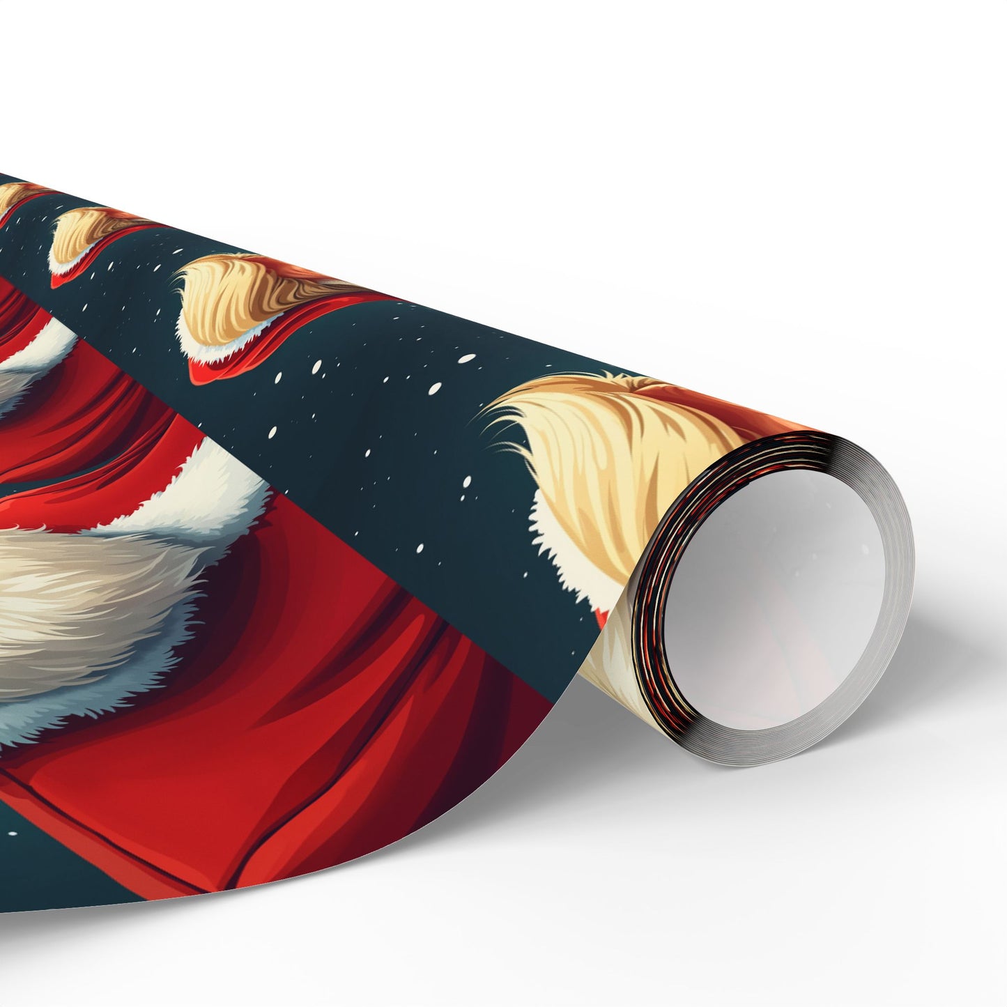 Trump Santa Claus Xmas MAGA Christmas Gift Present Wrapping Papers