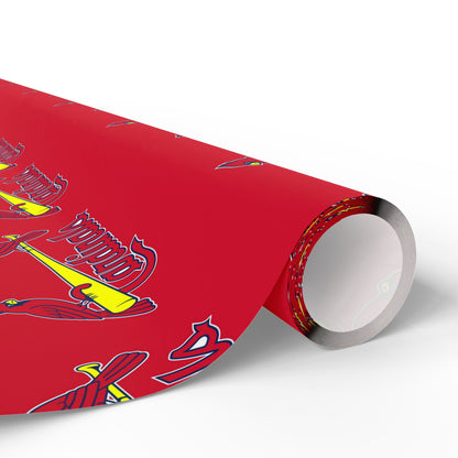 St. Louis Cardinals Baseball MLB Birthday Graduation Gift Wrapping Paper