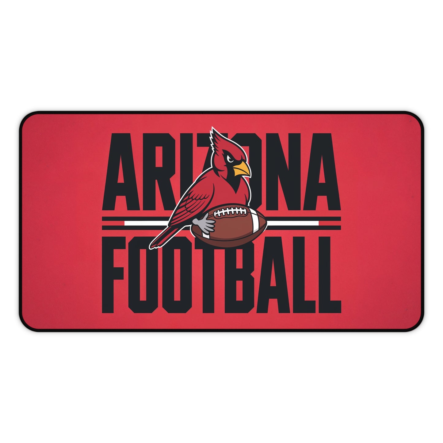Arizona Football High Definition Print Non Slip Desk Mat Office Home Mouse Pad Sports Fan Gift Ultra Smooth Surface Rubber Backing