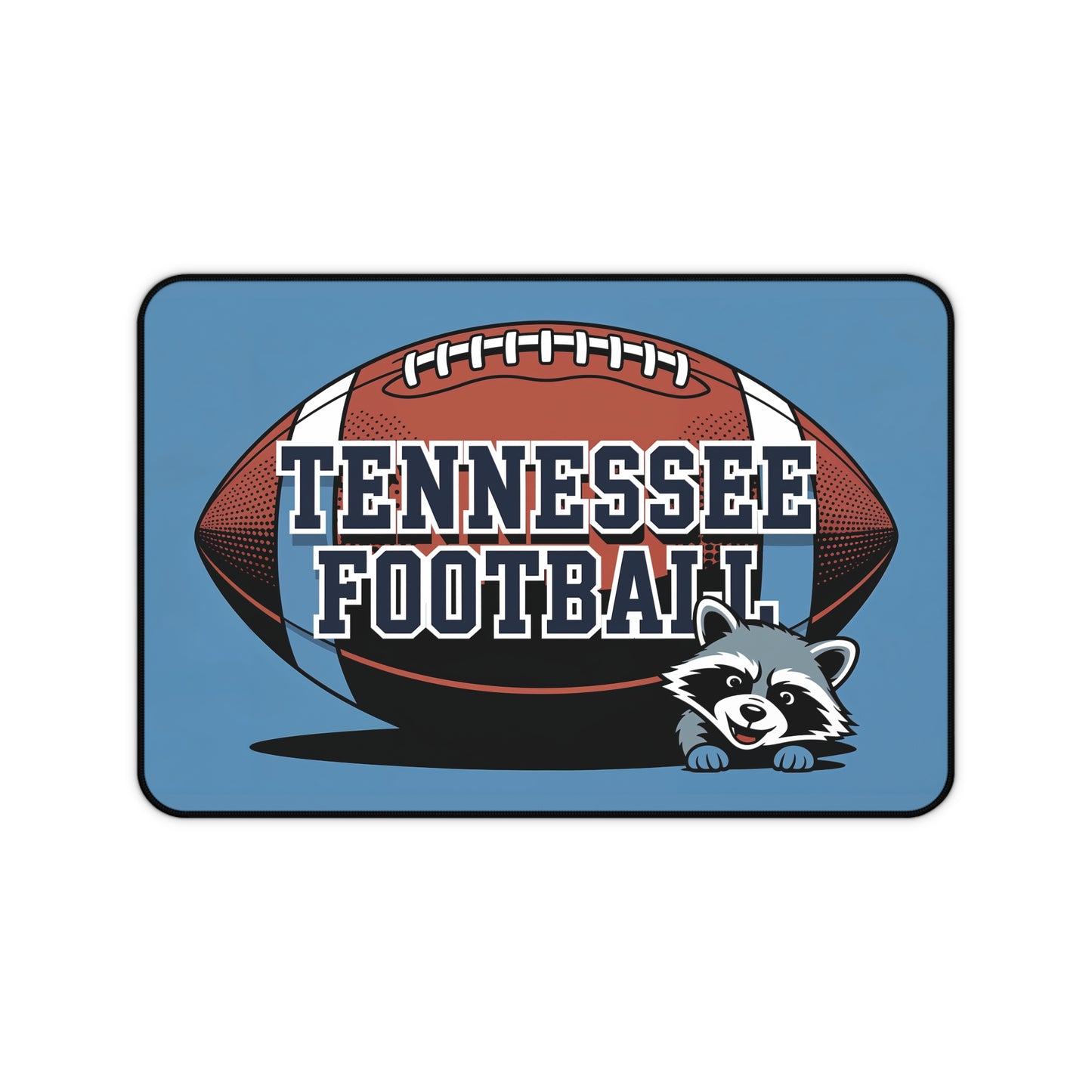 Tennessee Football High Definition Print Non Slip Desk Mat Office Home Mouse Pad Sports Fan Gift Ultra Smooth Surface Rubber Backing