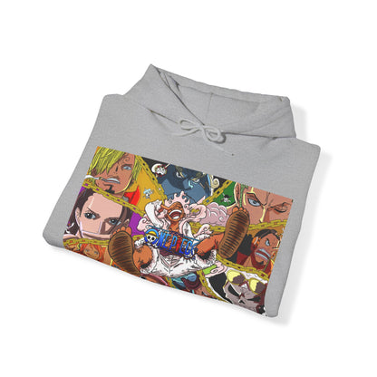 One Piece Monkey Ruffy Jimbei Nico Nami Unisex Heavy Blend Kapuzenpullover