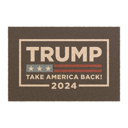 Trump MAGA Take America Back Outdoor Heavy Duty Shoe and Boot Welcome Doormat