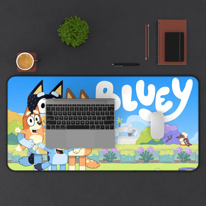 Bluey Cast Childrens Cartoon High Definition PC PS Video Game Desk Mat Mousepad