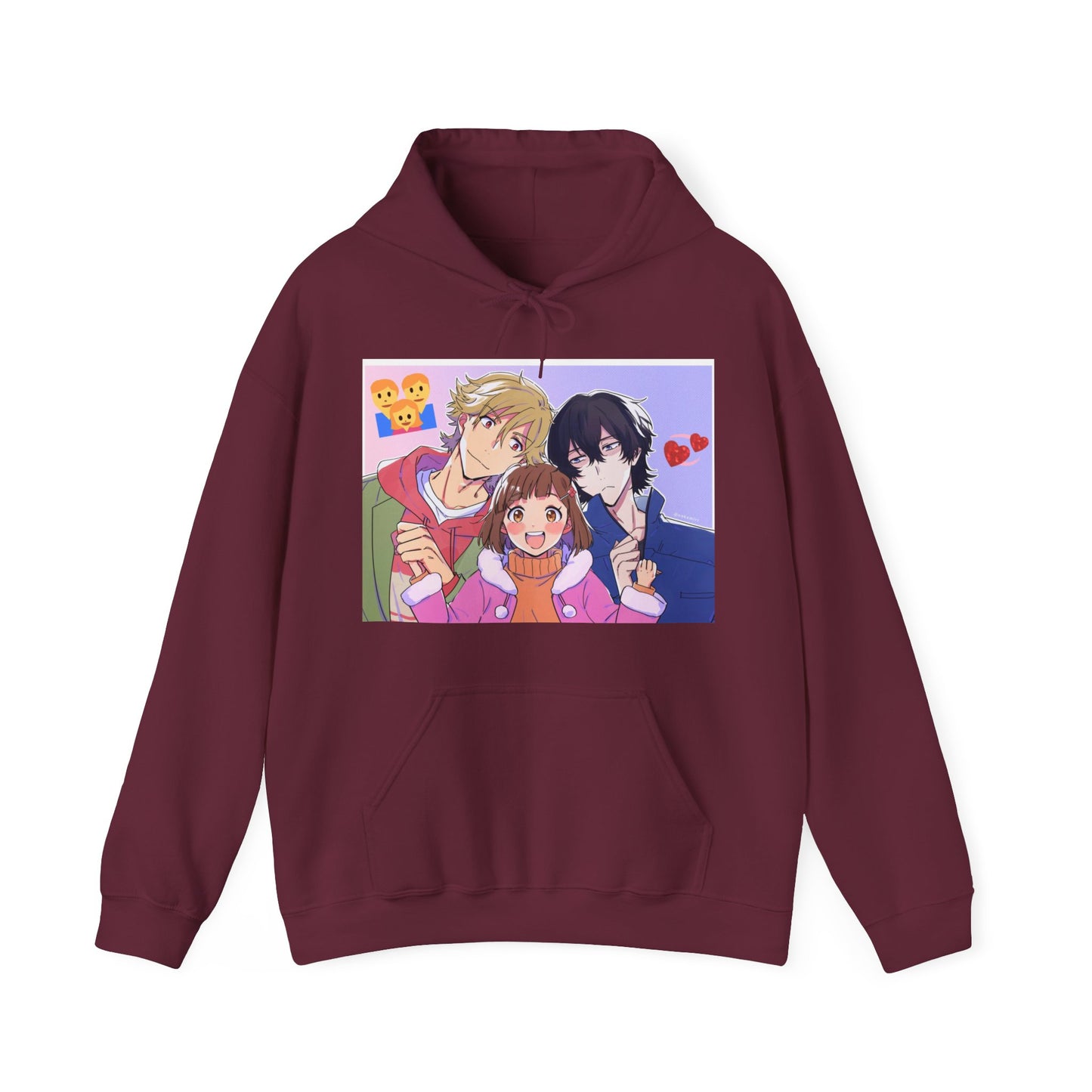 Buddy Daddies Anime Cartoon Unisex Heavy Blend Kapuzenpullover