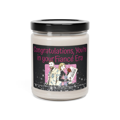 Congratulations You're in your Fiancé Era Scented Soy Candle Valentine's Day 9oz Engagement Taylor Travis Gift