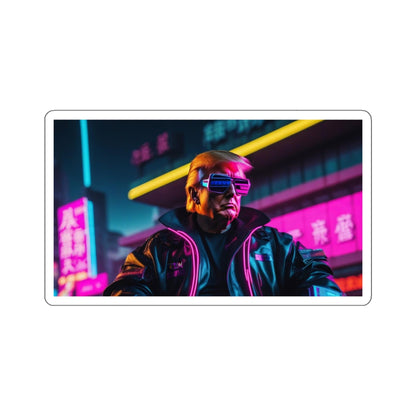 Trump Cyberpunk 2077 style 2 Kiss-Cut Stickers *choose size