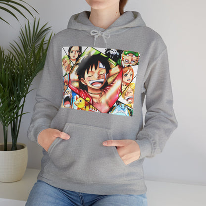 One Piece Monkey Ruffy Jimbei Nico Nami Unisex Heavy Blend Kapuzenpullover