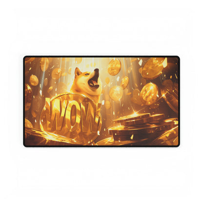 Dogecoin Cryptocurrency WOW Shiba High Definition Desk Mat Mousepad