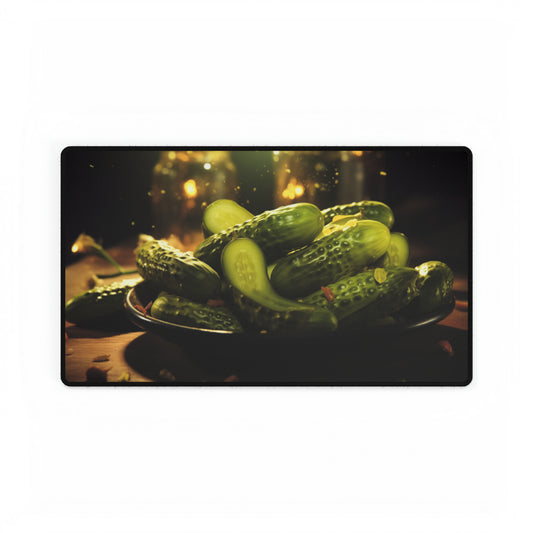 Pickles cucumbers Dill charcuterie board High Definition Desk Mat Mousepad