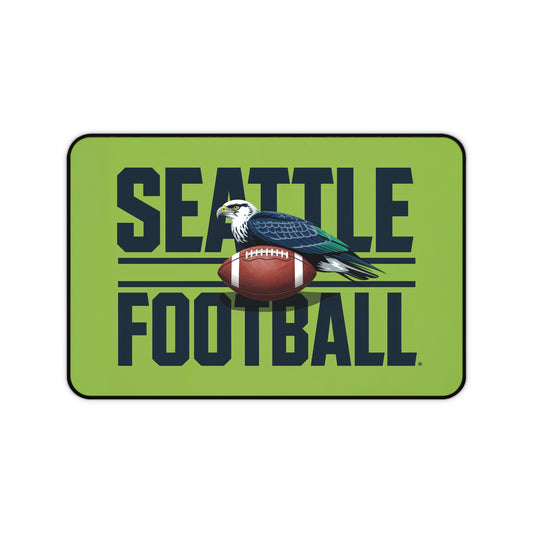 Seattle Football High Definition Print Non Slip Desk Mat Office Home Mouse Pad Sports Fan Gift Ultra Smooth Surface Rubber Backing
