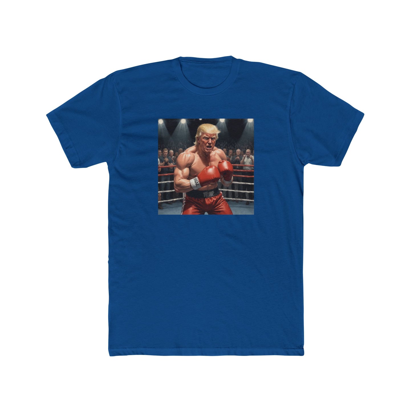 Trump the boxer Unisex Cotton Crew Tee