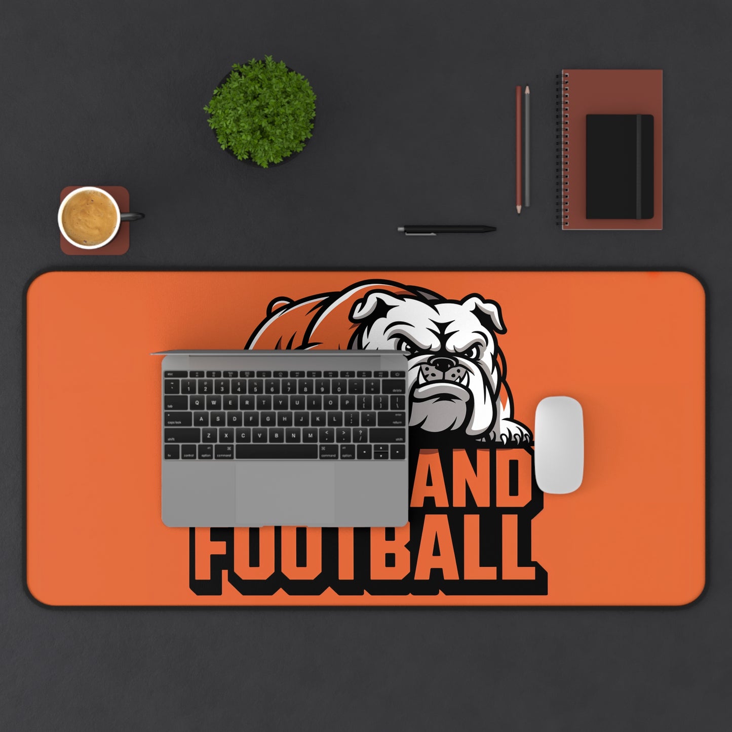 Cleveland Football High Definition Print Non Slip Desk Mat Office Home Mouse Pad Sports Fan Gift Ultra Smooth Surface Rubber Backing