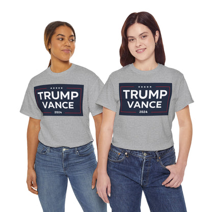 Trump Vance 24 MAGA Unisex Heavy Cotton Tee