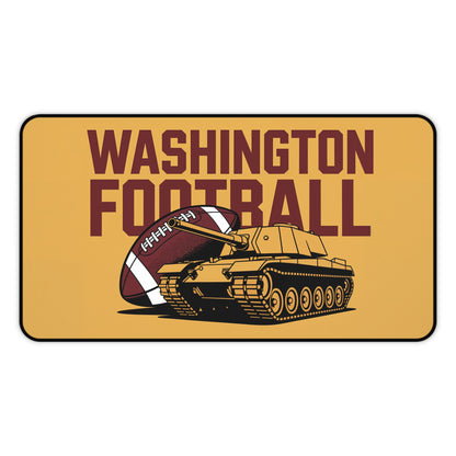 Washington Football High Definition Print Non Slip Desk Mat Office Home Mouse Pad Sports Fan Gift Ultra Smooth Surface Rubber Backing