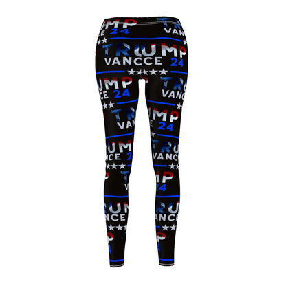 Trump Vance 2024 MAGA Blue Women's Casual Leggings MAGAGA Store