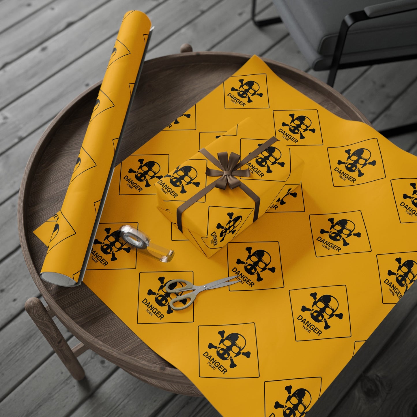 Danger Walter White Heisenberg Funny Breaking Bad Birthday Gift Wrapping Paper Holiday