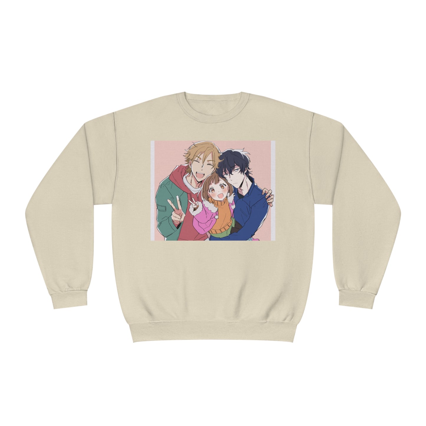 Buddy Daddies Anime Cartoon Unisex NuBlend® Crewneck Sweatshirt