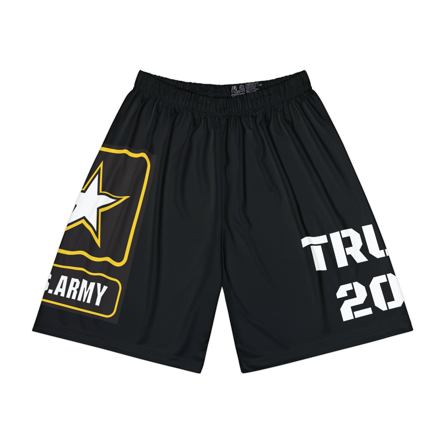 US Army Trump 2024 Schwarze sportliche Sport-Shorts für Herren
