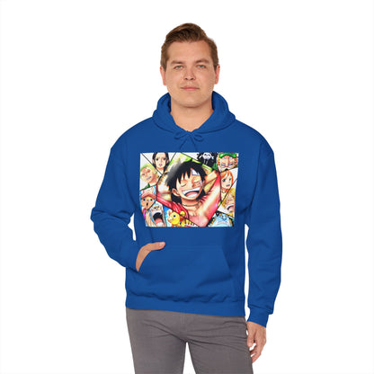 One Piece Monkey Luffy Jimbei Nico Nami Unisex Heavy Blend Hooded Sweatshirt