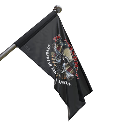 Defend our 2nd Amendment Rights 2A High Definition Print Outdoor indoor Flag
