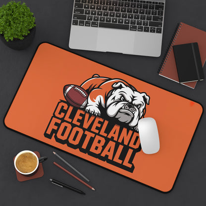 Cleveland Football High Definition Print Non Slip Desk Mat Office Home Mouse Pad Sports Fan Gift Ultra Smooth Surface Rubber Backing