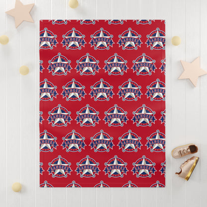 Texas Rangers MLB Fan Super Soft Fleece infant toddler Baby Blanket Shower gift