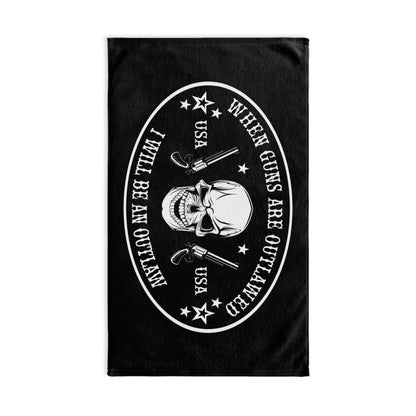 When guns are outlawed Ill be an outlaw Kitchen Bathroom Soft Hand Towel
