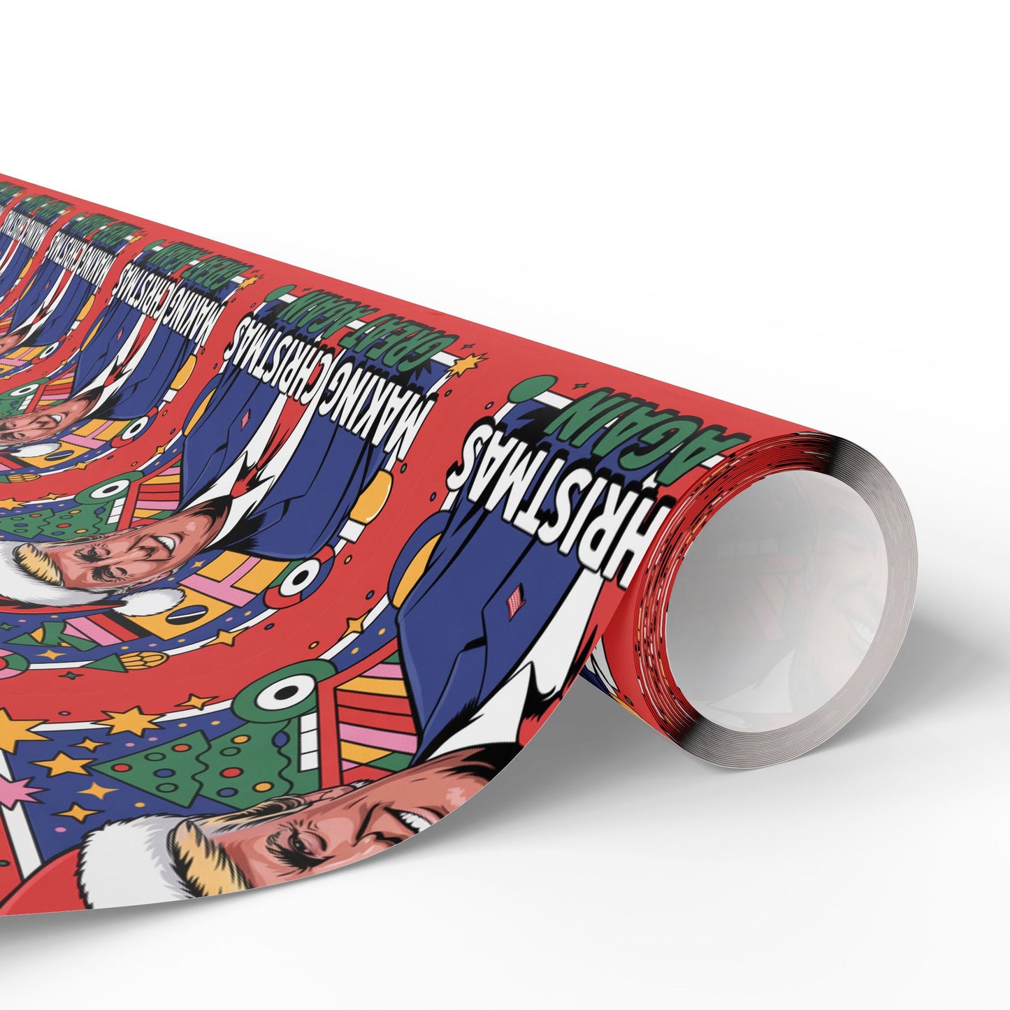 "Making Christmas Great Again" Style 2 Trump Christmas Wrapping Paper