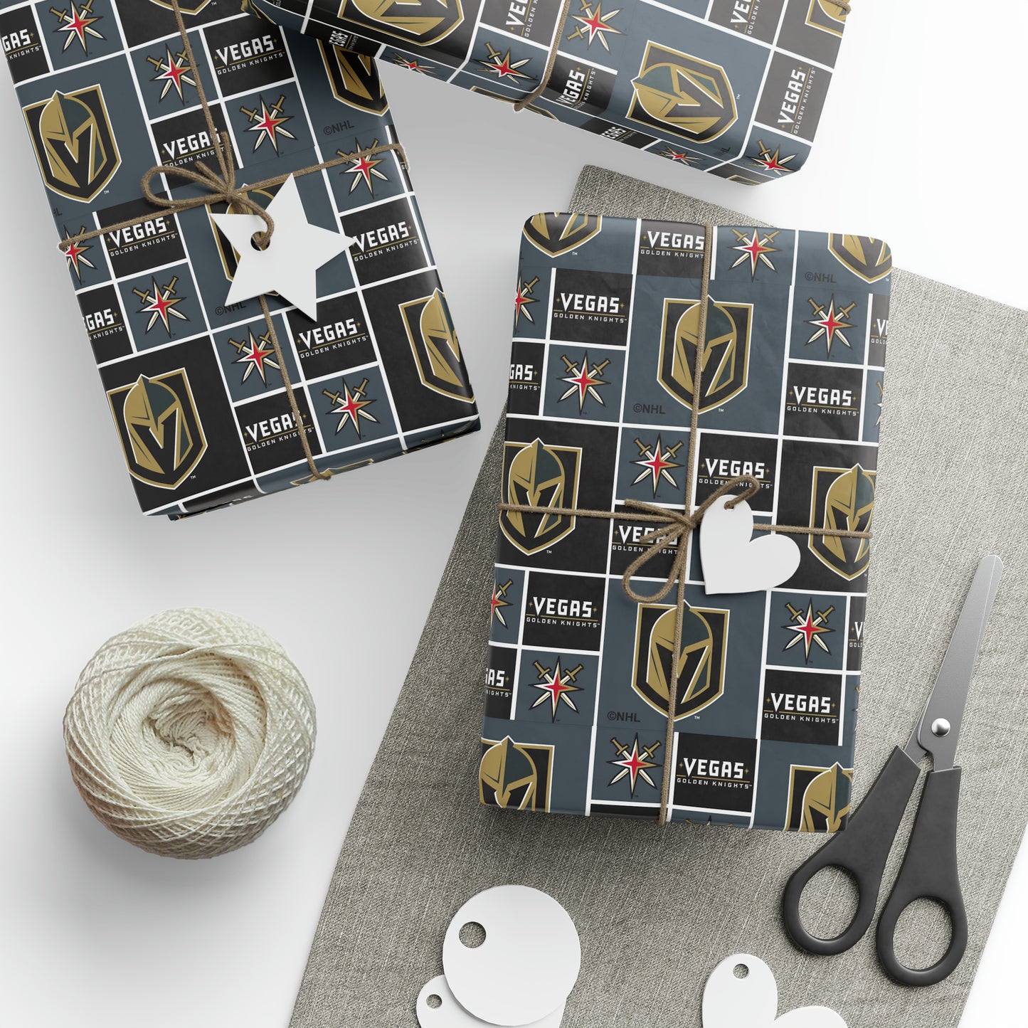 Las Vegas Golden Knights NHL Hockey Geburtstagsgeschenkpapier Urlaub