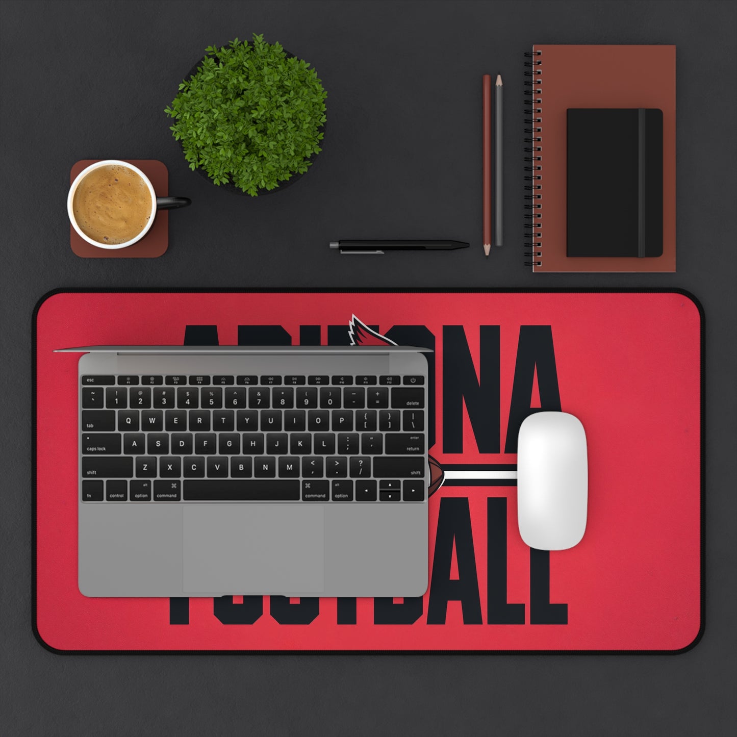 Arizona Football High Definition Print Non Slip Desk Mat Office Home Mouse Pad Sports Fan Gift Ultra Smooth Surface Rubber Backing