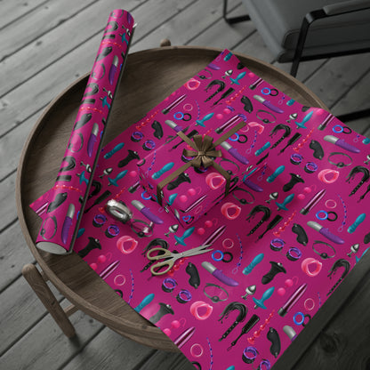 Bachelorette Sex toy Variety High Definition Happy Birthday Gag Gift Present Wrapping Paper