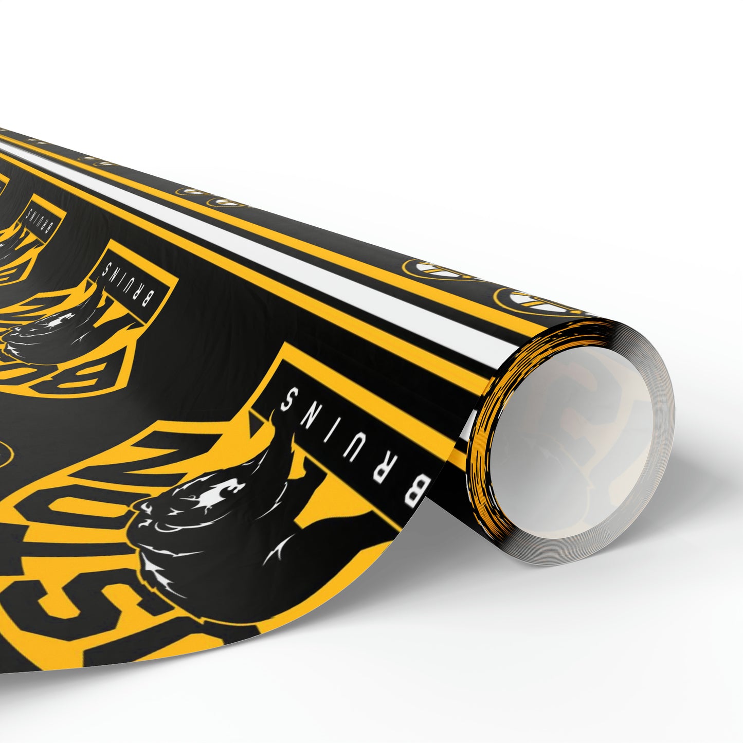 Boston Bruins NHL Hockey Birthday Gift Wrapping Papers Holiday Sports