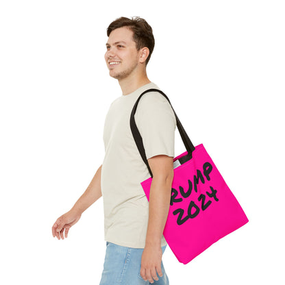 Hot Pink Trump 2024 Rally Durable Heavy Duty Tote Bag