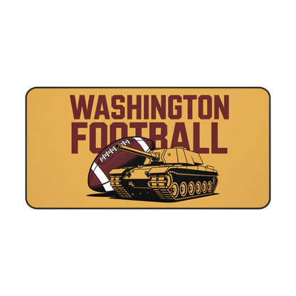 Washington Football High Definition Print Non Slip Desk Mat Office Home Mouse Pad Sports Fan Gift Ultra Smooth Surface Rubber Backing