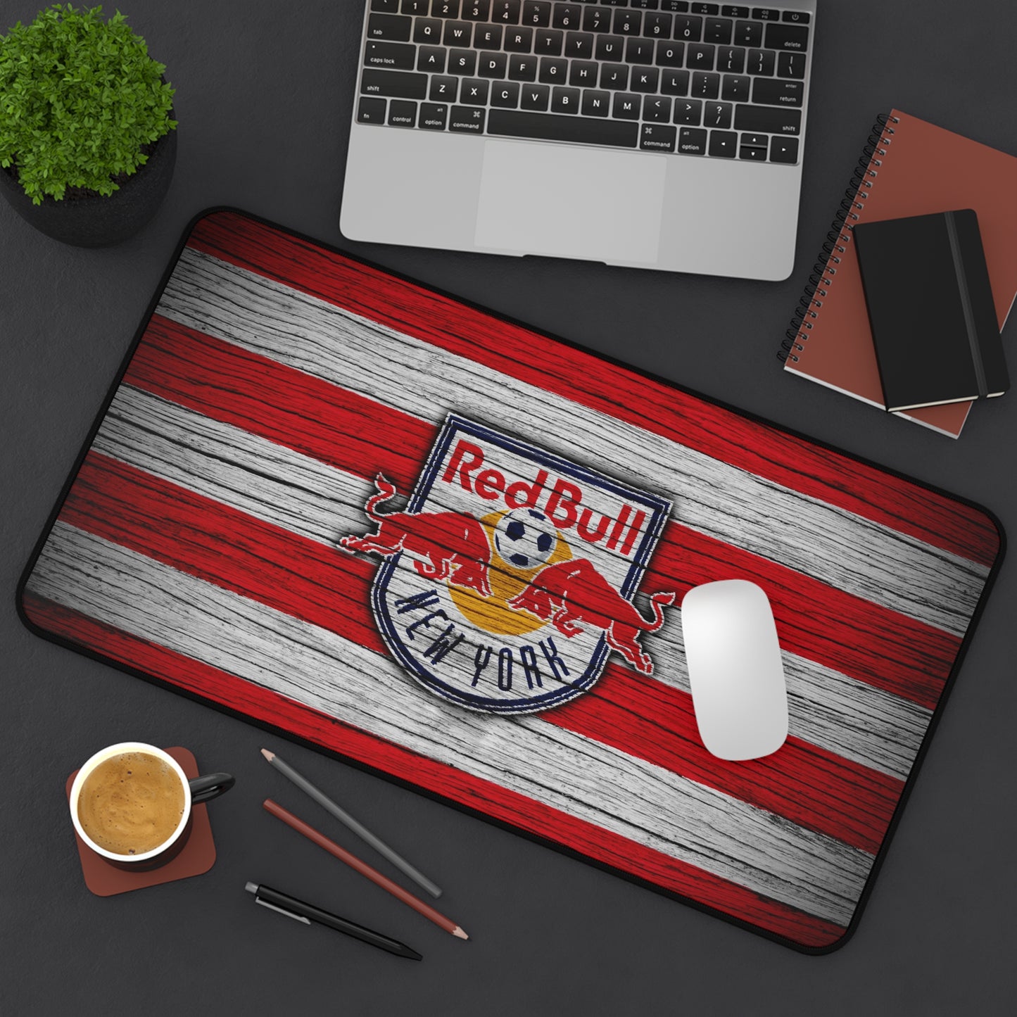 New York Red Bulls MLS Futbol Soccer High Definition Desk Mat Mousepad