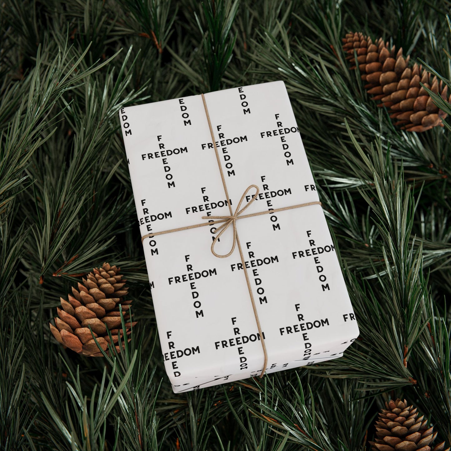 Freedom Mini Cross Charlie Kirk Wrapping Papers