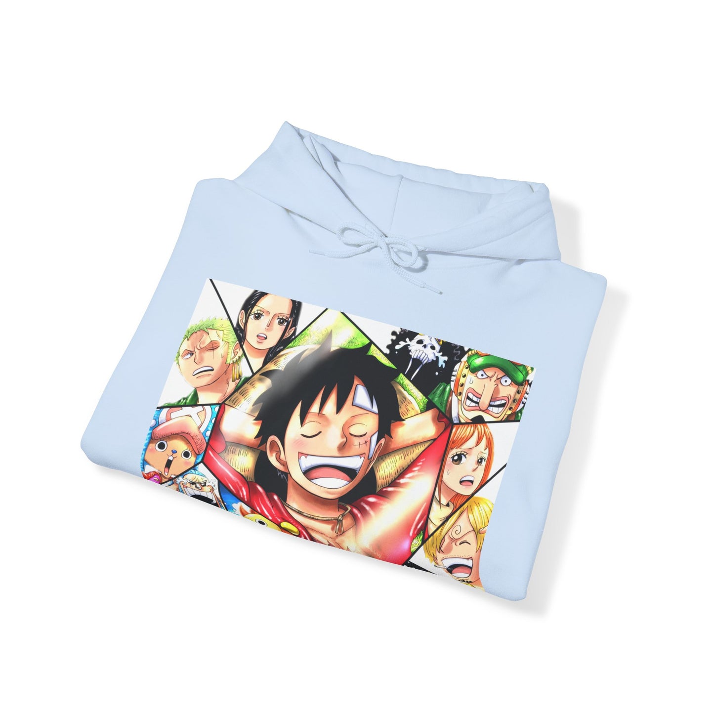 One Piece Monkey Luffy Jimbei Nico Nami Unisex Heavy Blend Hooded Sweatshirt