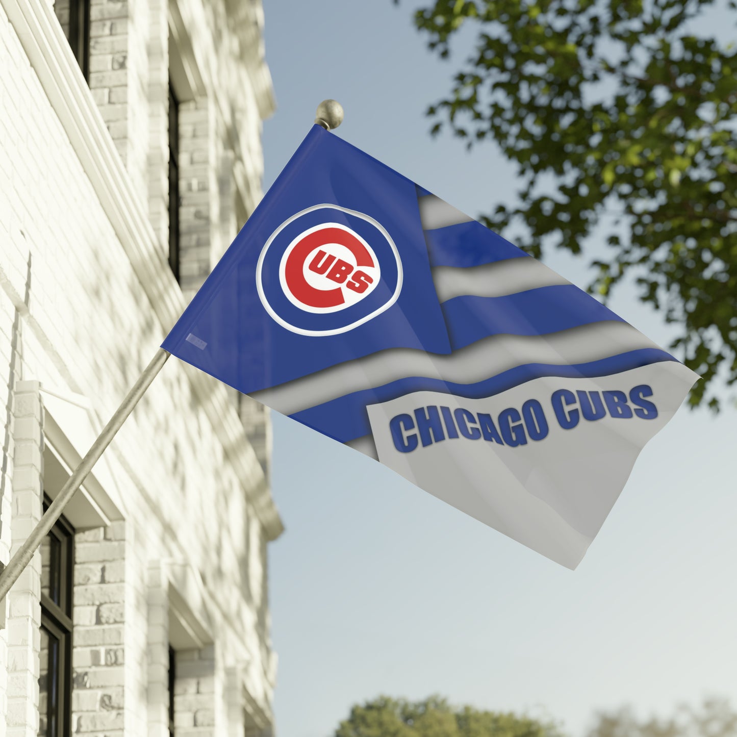 Chicago Cubs Baseball World Champions High Definition Print Flag MLB