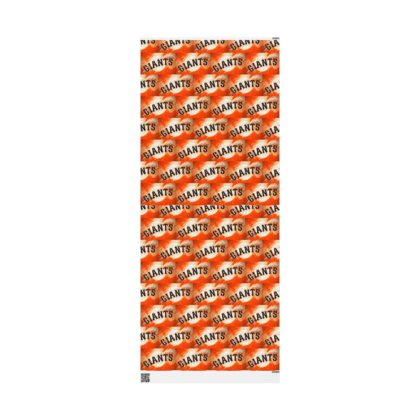 San Francisco Giants Baseball MLB Birthday Gift Wrapping Paper Holiday