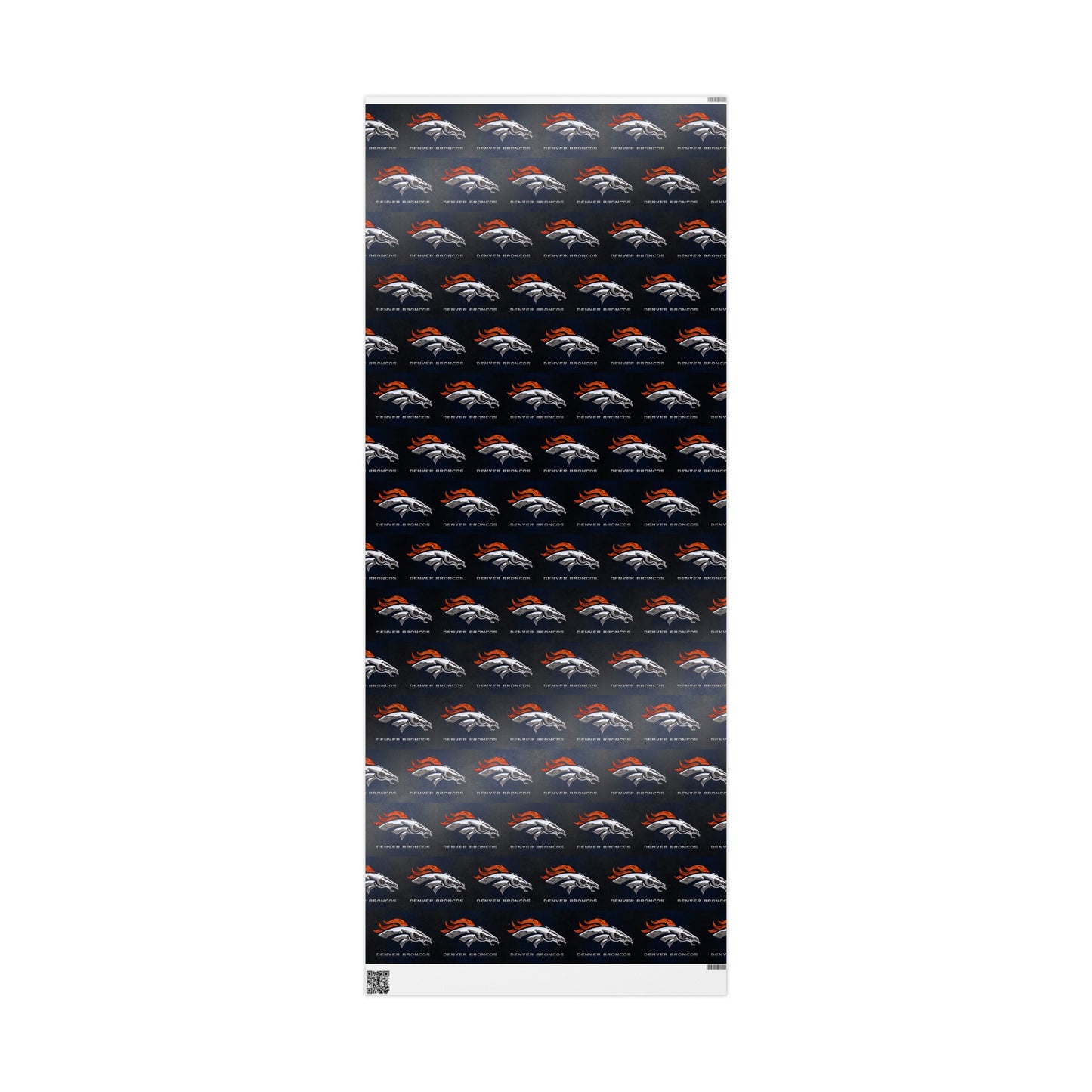 Denver Broncos NFL Football Birthday Graduation Gift Wrapping Paper Holiday