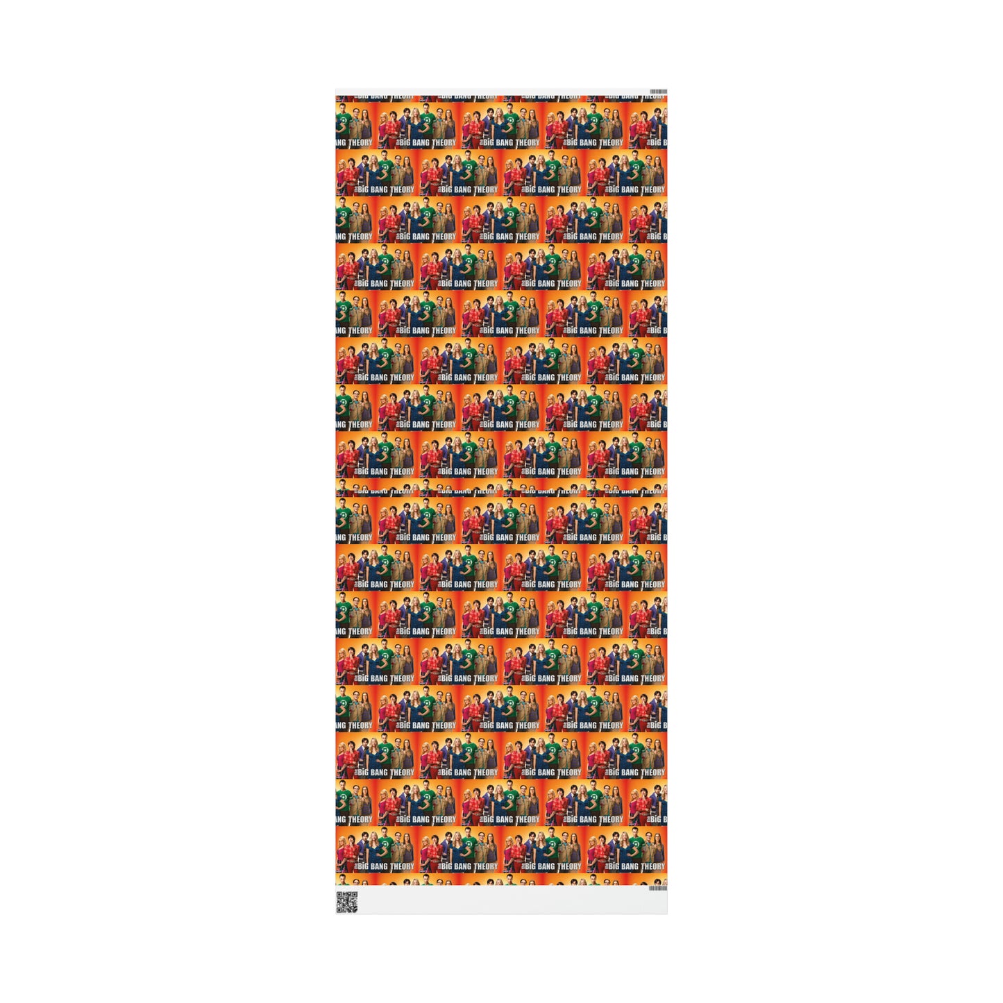 The Big Bang Theory cast TV Show Birthday Gift Wrapping Paper Holiday