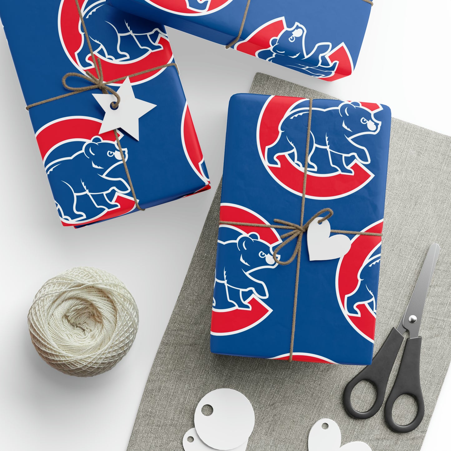 Chicago Cubs Baseball MLB Geburtstagsgeschenkpapier Urlaub