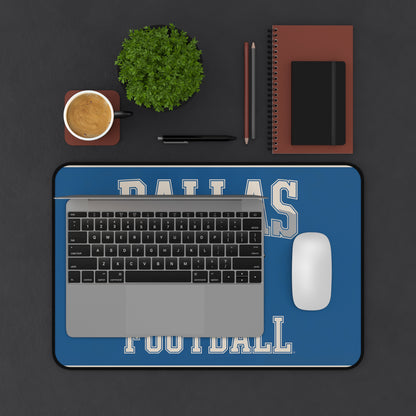 Dallas Football High Definition Print Non Slip Desk Mat Office Home Mouse Pad Sports Fan Gift Ultra Smooth Surface Rubber Backing
