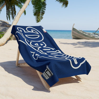 Los Angeles Dodgers MLB Baseball High-Definition Jumbo Ultra Soft Beach Towel