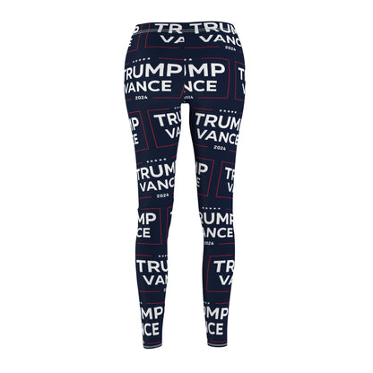 Trump Vance 2024 MAGA Blue Women's Casual Leggings MAGAGA Store