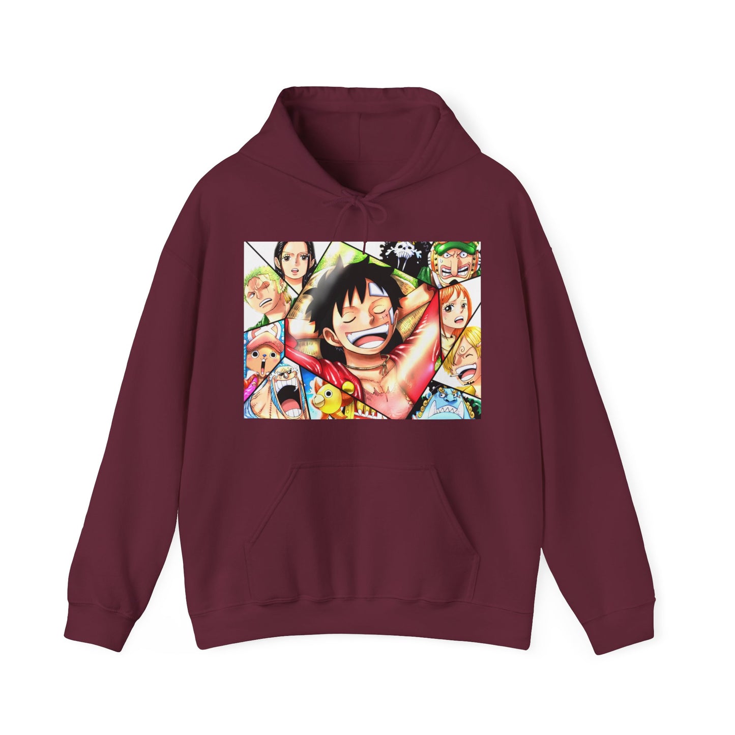 One Piece Monkey Luffy Jimbei Nico Nami Unisex Heavy Blend Hooded Sweatshirt