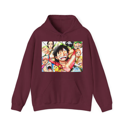 One Piece Monkey Ruffy Jimbei Nico Nami Unisex Heavy Blend Kapuzenpullover