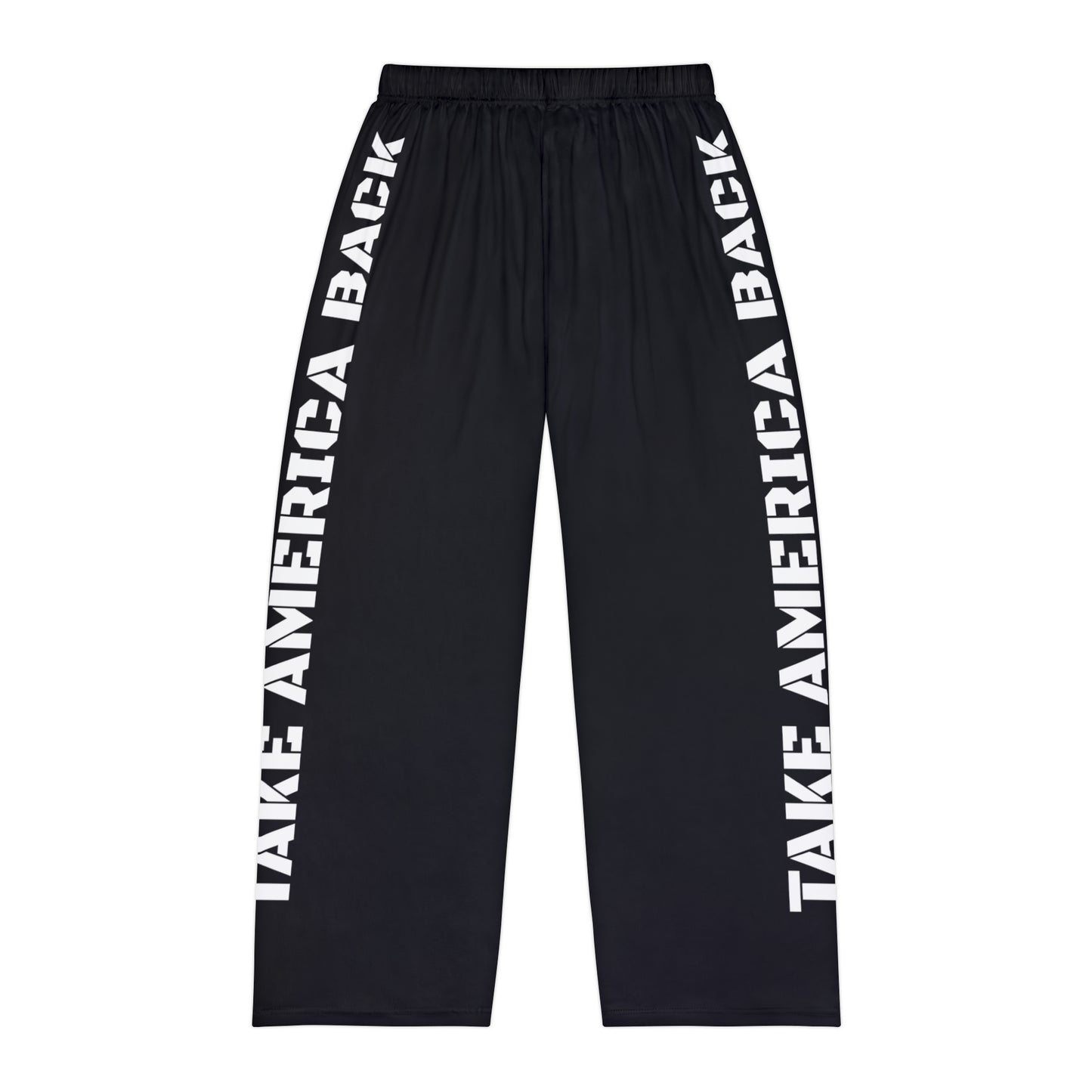 Take America Back Black Men's Polyester Lounge Comfy Pajama Pants